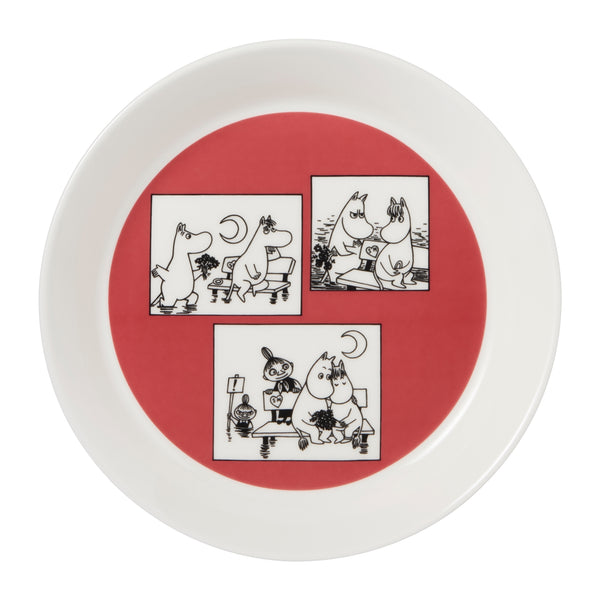 Moomin Plate set 19cm Millennium & Rose