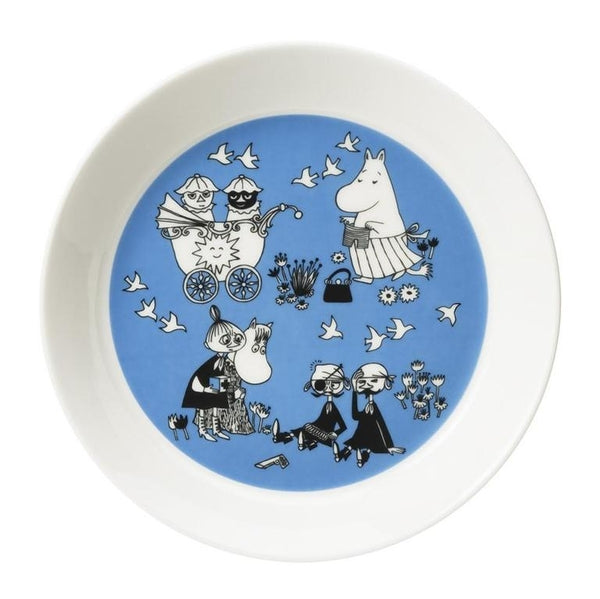 Moomin Plate set 19cm Night sail & peace